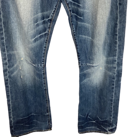 Ed Hardy distressed jeans size 33 X 34 - Picture 4 of 8